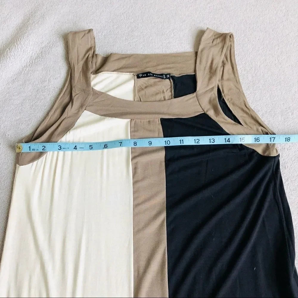 Le Lis Blanc Sleeveless Tunic Dress
